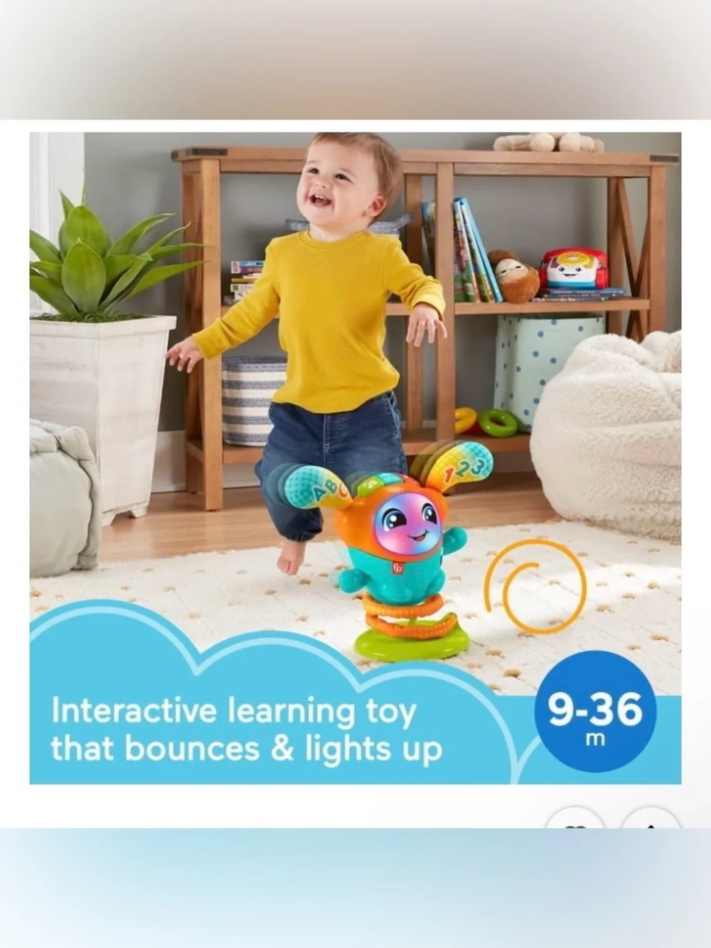Fisher-Price DJ BOUNCING BEATS Interactive Learning